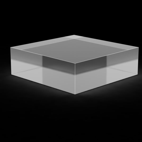 Acrylic Block 4" x 4" x 1-1/4" thick #2